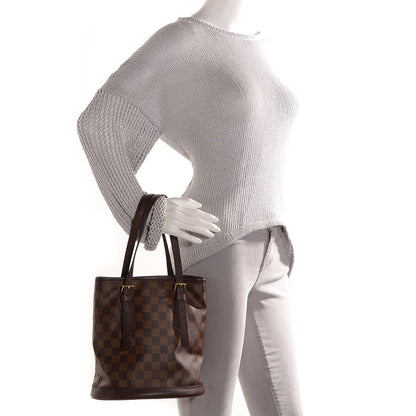 Louis Vuitton Damier Ebene Marais Bucket 23 2 of 7