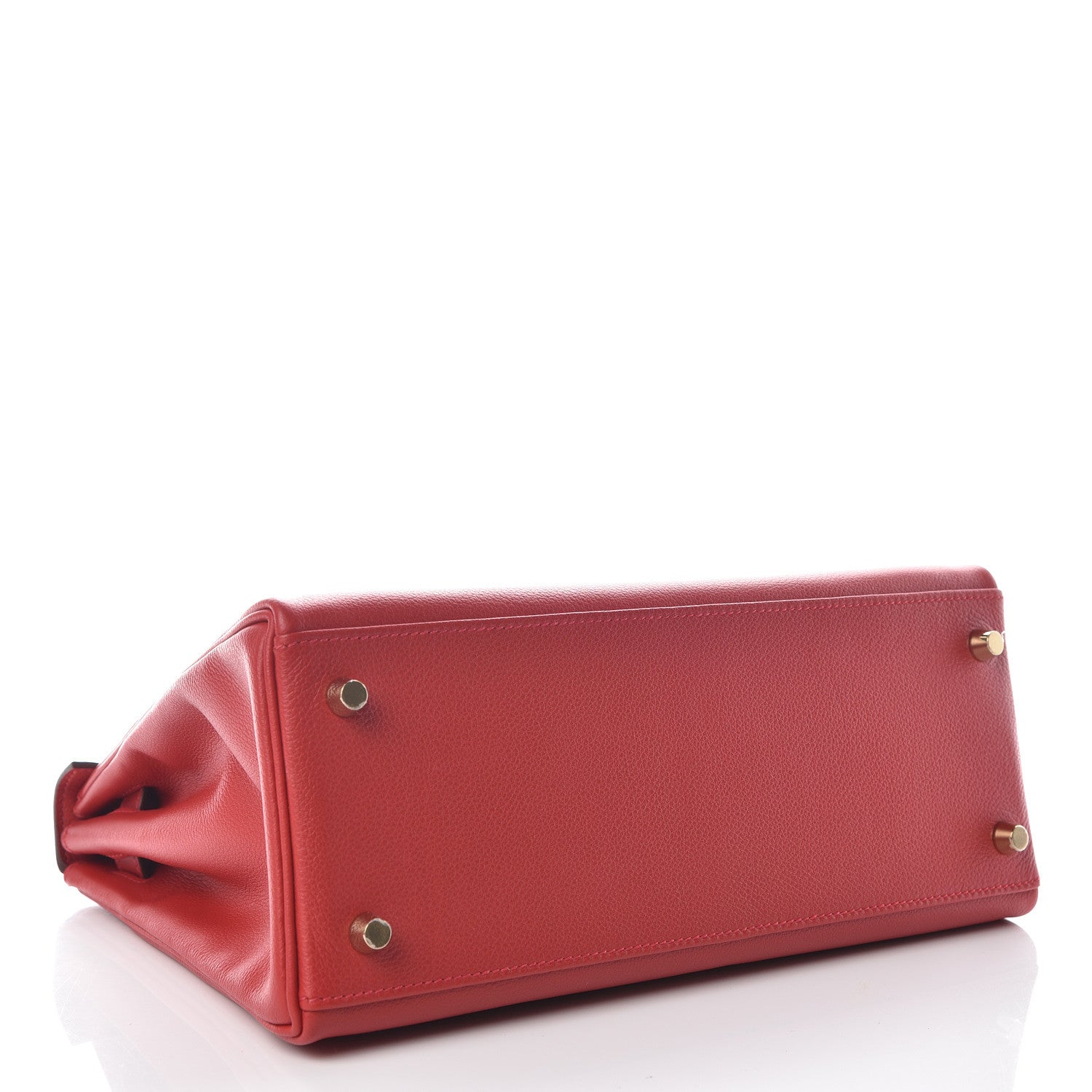 Hermes Evercolor Kelly Retourne 28 Rouge Casaque 5 of 39