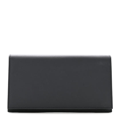 Hermes Swift Citizen Twill Long Wallet Bleu Indigo 1 of 8
