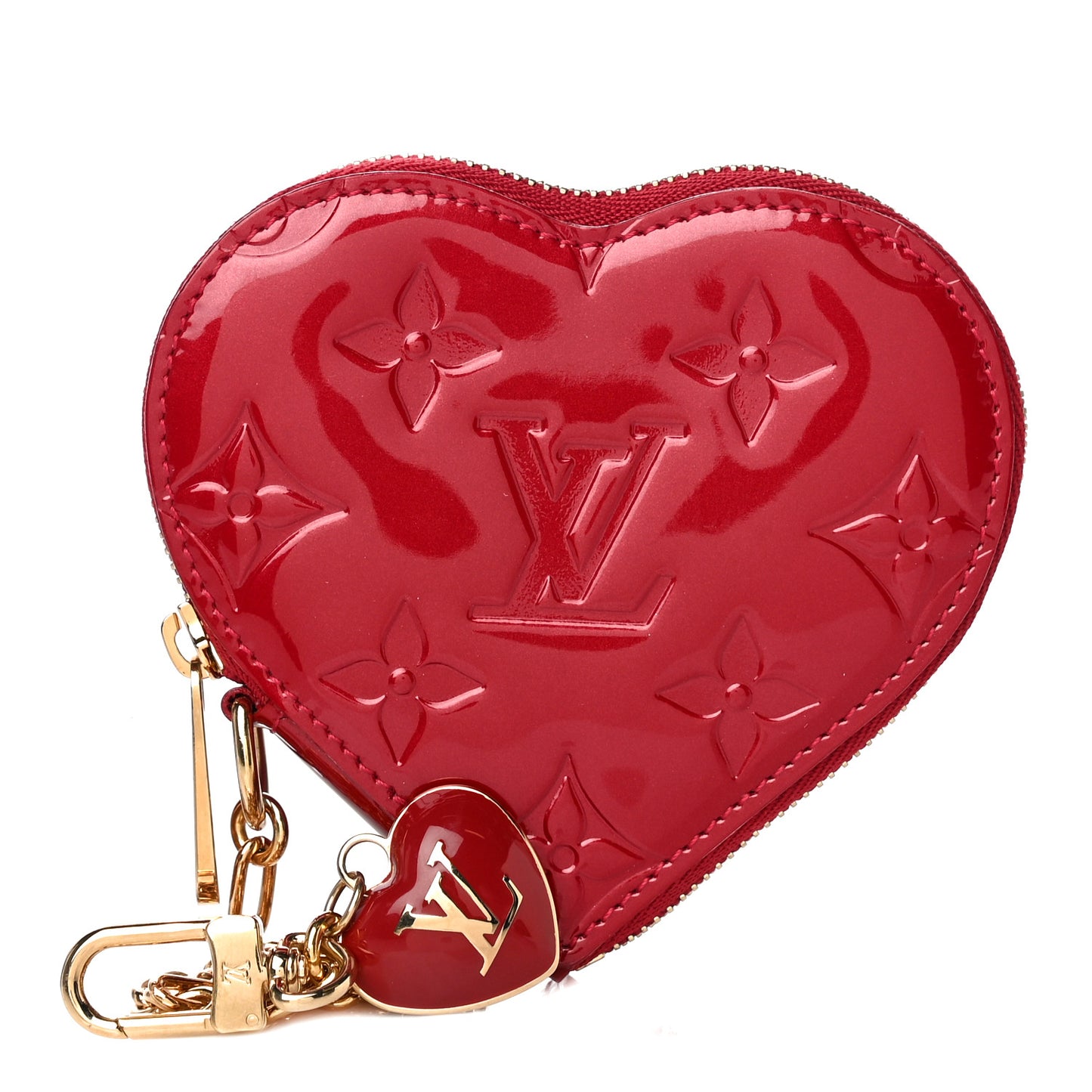 Vernis Coeur Heart Coin Purse Pomme D'Amour