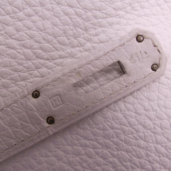 Hermes Taurillon Clemence KELLY 35 White 15 of 15