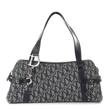 Christian Dior Denim Monogram Charms Shoulder Bag Blue 1 of 7