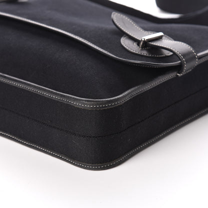 Hermes Toile Officier Buenaventura PM Messenger Black 6 of 10