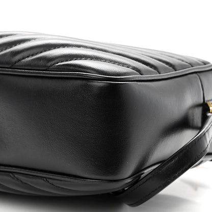 Saint Laurent Calfskin Matelasse Monogram Lou Camera Bag Black 8 of 8