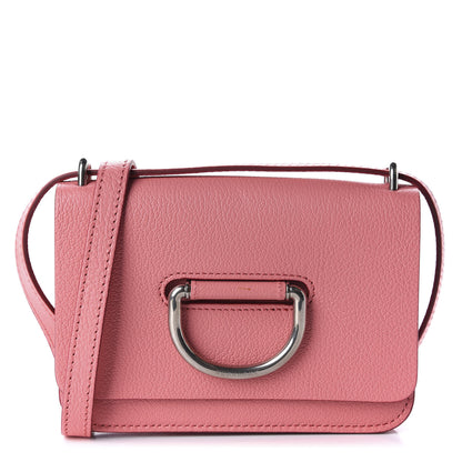Burberry Goatskin Mini D-Ring Bag Bright Coral Pink 1 of 9