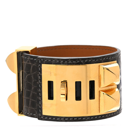 Hermes Matte Alligator Collier De Chien CDC Bracelet S Ebene 3 of 5