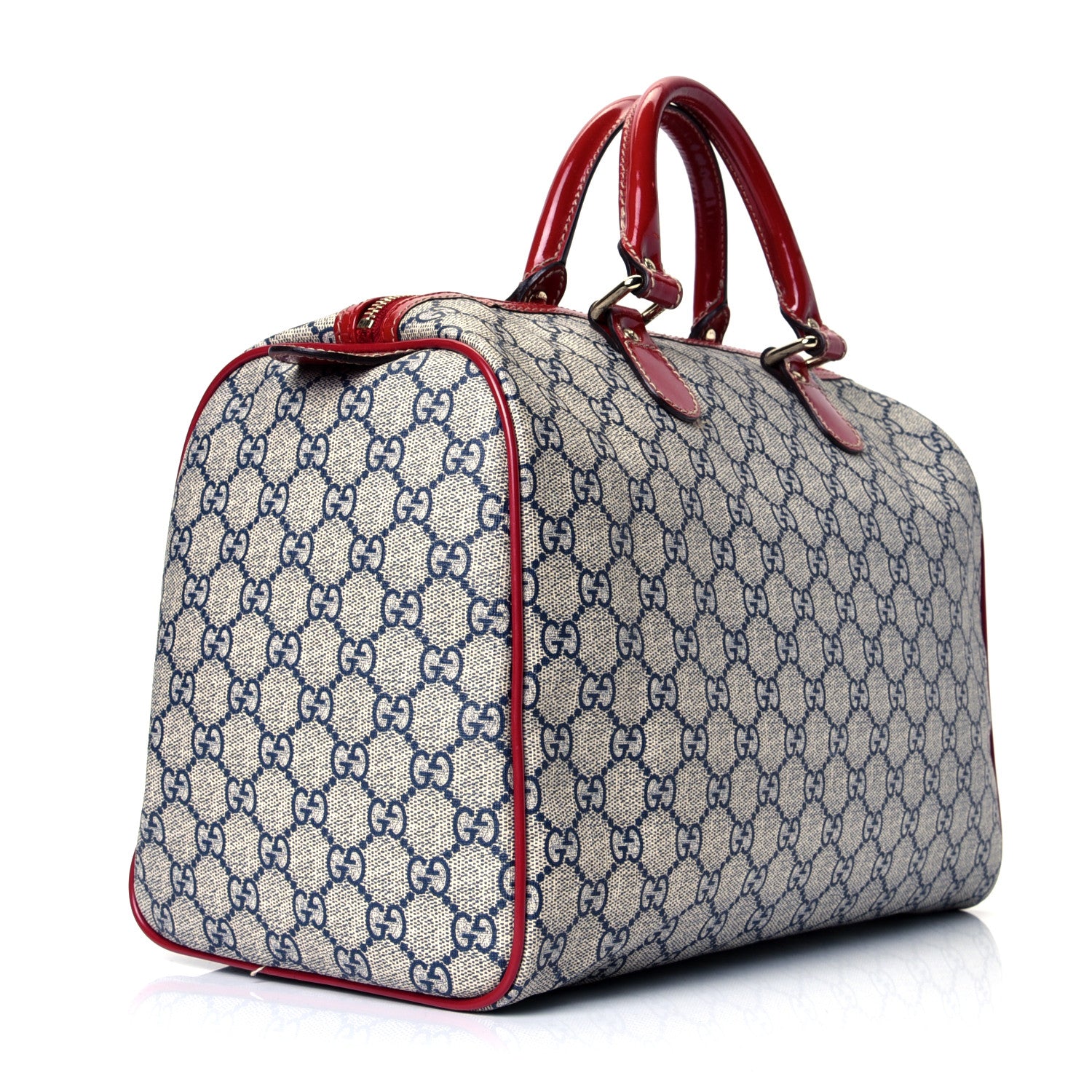 Gucci GG Plus Monogram Tattoo Heart Medium Joy Boston Red 2 of 4
