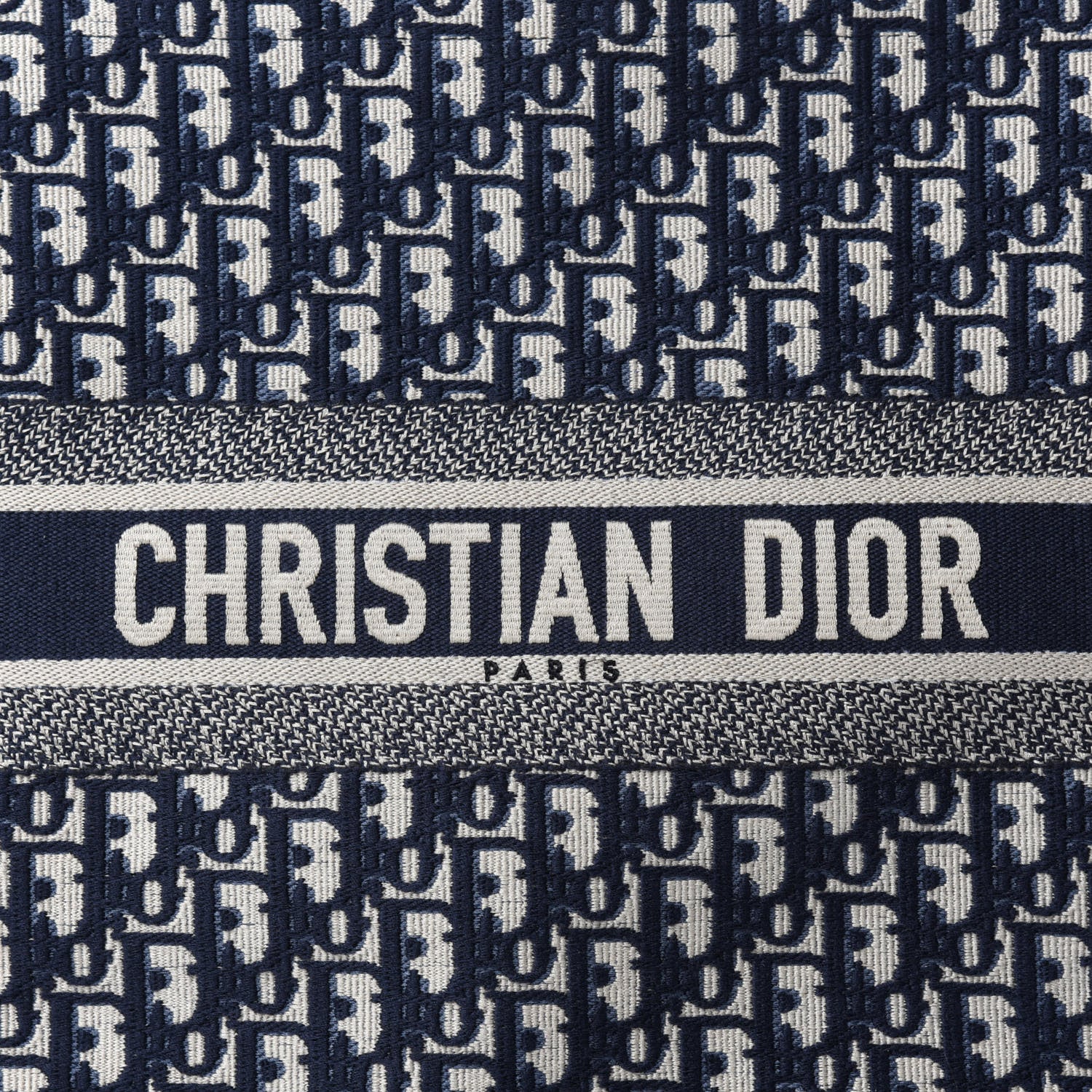 Christian Dior Oblique Book Tote Blue Multicolor 10 of 10