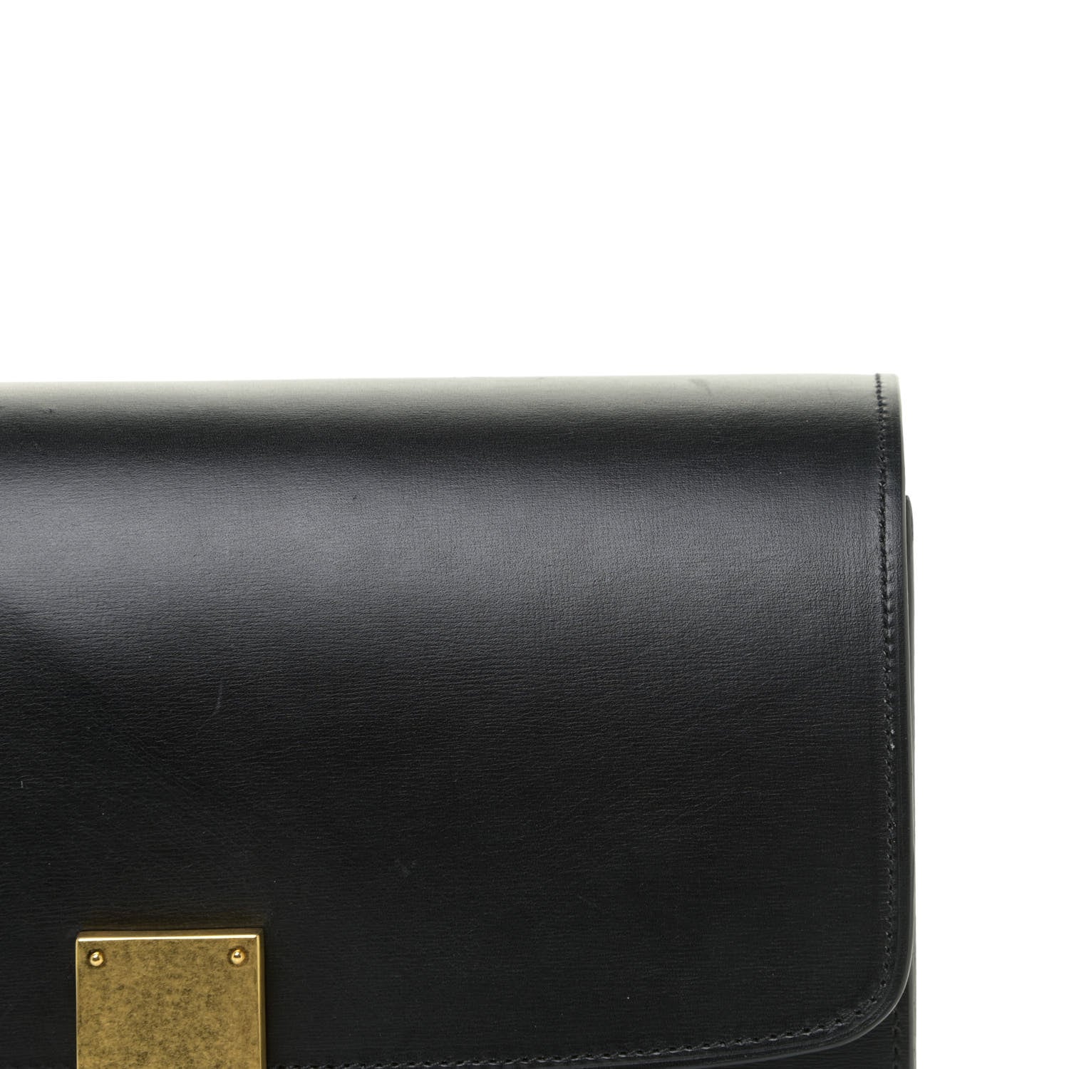 Celine Box Calfskin Medium Classic Box Flap Bag Black 7 of 14