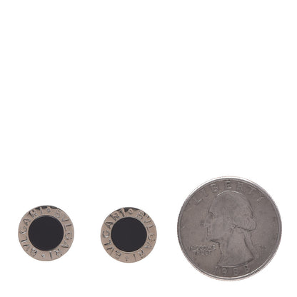 Bulgari 18K White Gold Black Onyx BVLGARI BVLGARI Stud Earrings 2 of 5