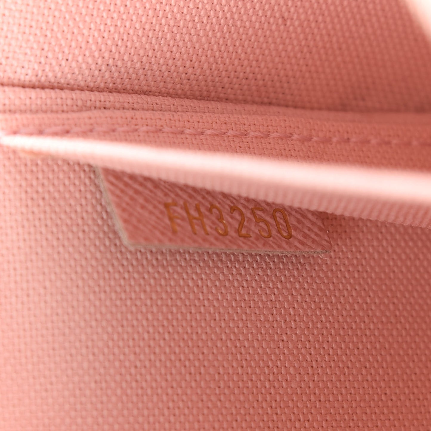 Damier Azur Pochette Felicie Chain Wallet Rose Ballerine