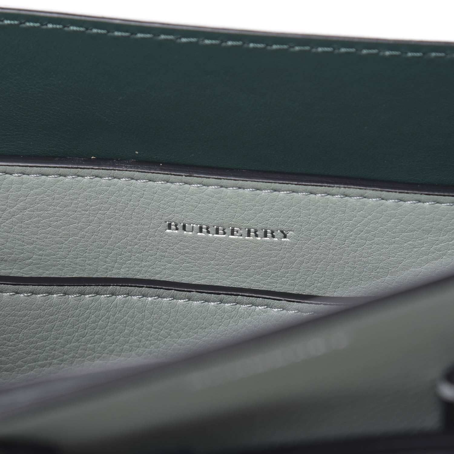 Burberry Soft Grain Calfskin Small Belt Bag Grey Blue 7 of 16