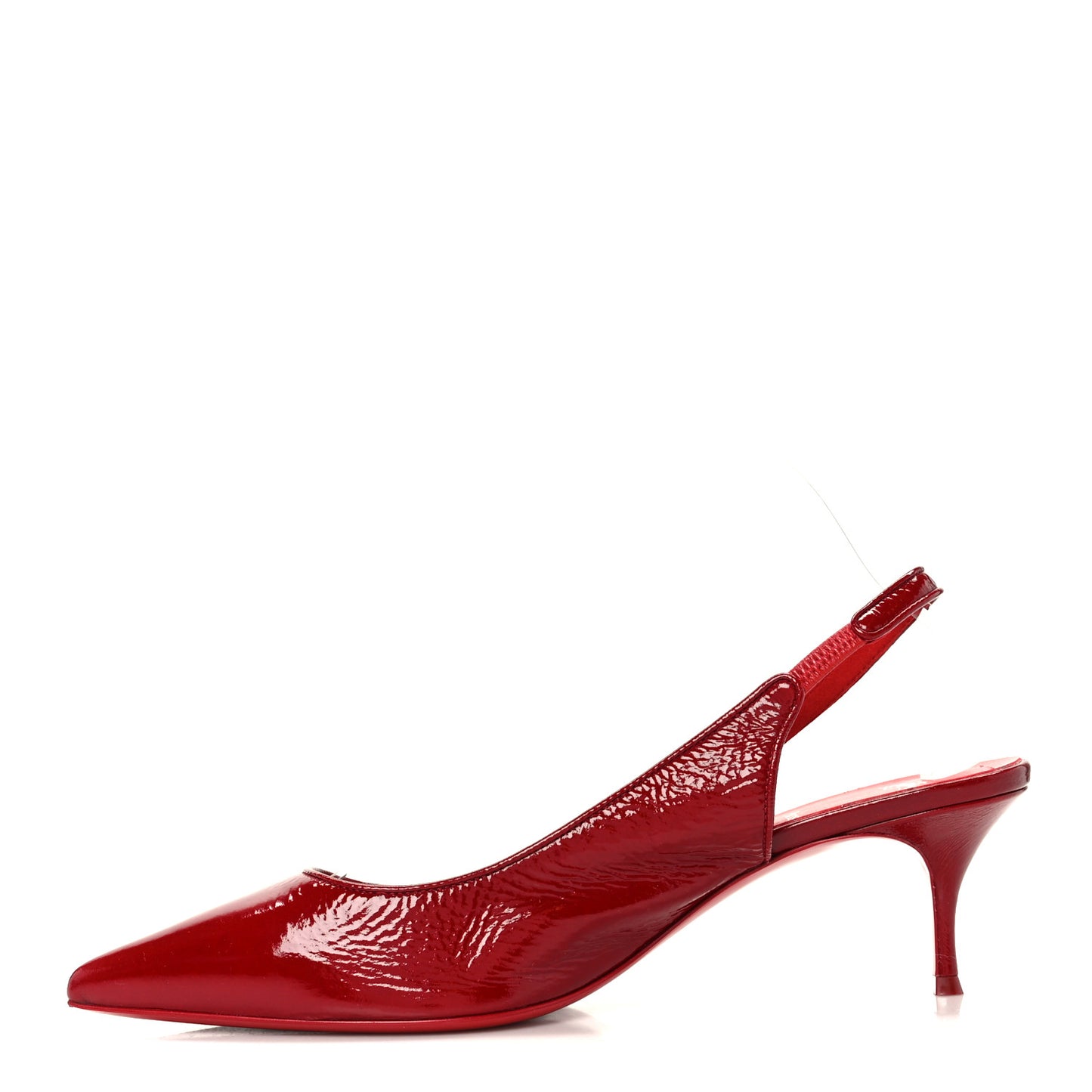 Patent Vogue Sporty Kate 55 Slingback 40.5 Loubi