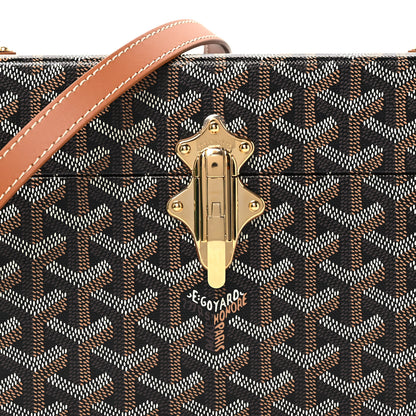 Goyard Goyardine Cassette Trunk Bag Black Gold 8 of 11
