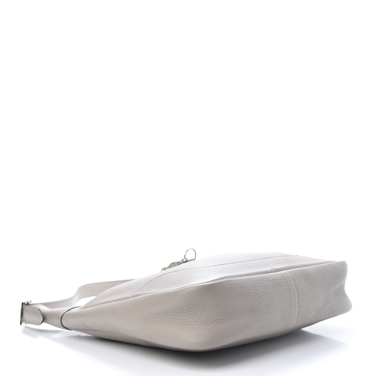 Hermes Taurillon Clemence Trim II 35 Shoulder Bag Gris Tourterelle 3 of 9