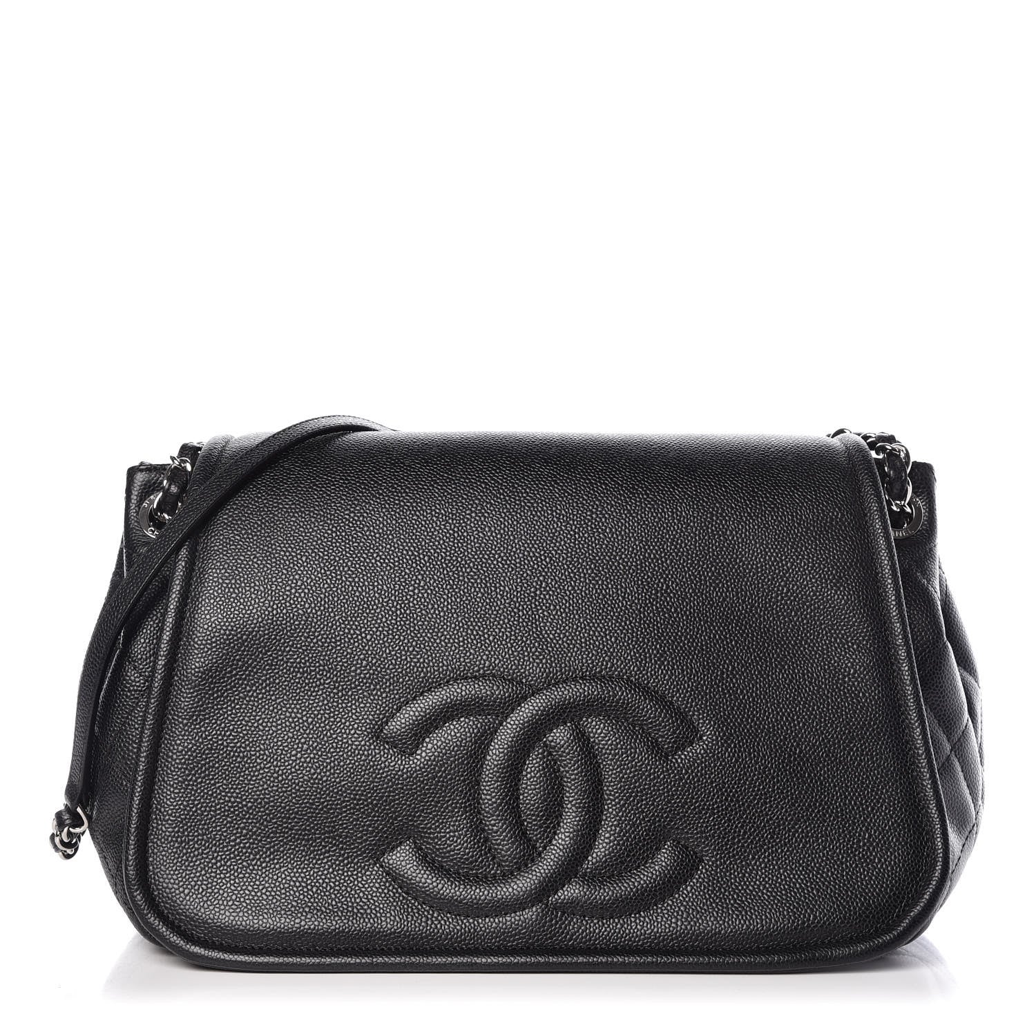 Chanel Caviar Timeless CC Accordion Flap Black 1 of 11