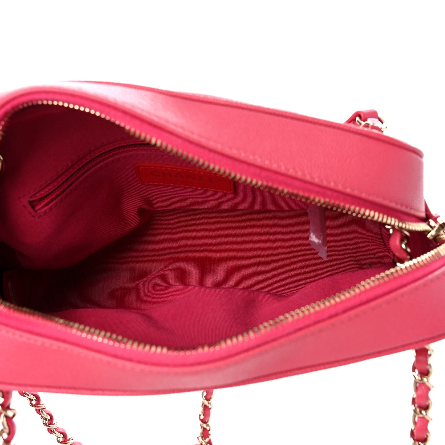 Caviar Quilted Small In & Out Camera Case Pink