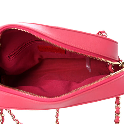 Chanel Caviar Quilted Small In & Out Camera Case Pink 5 of 9