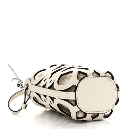 Loewe x Paula’s Ibiza Cutout Anagram Pocket Crossbody Bag White 3 of 10
