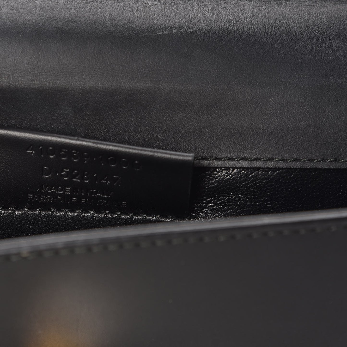 Smooth Calfskin Le Dix Makeup Bag Black