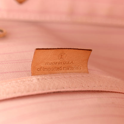 Louis Vuitton Damier Azur Neo Neverfull MM Rose Ballerine 7 of 17