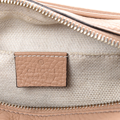 Gucci Pebbled Calfskin Small Soho Disco Bag Camelia 5 of 17