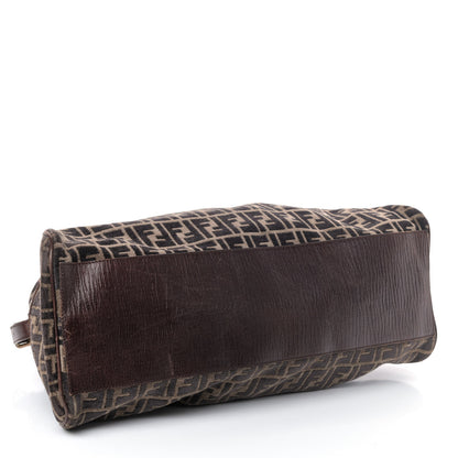 Fendi Velvet Zucca Vitello Large Bag De Jour Fango 3 of 5