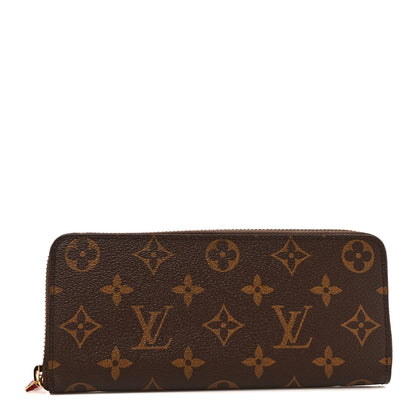 Louis Vuitton Monogram Clemence Wallet Fuchsia 1 of 6