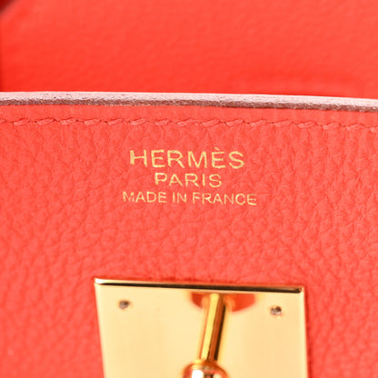 Hermes Togo Birkin 30 Capucine 5 of 11
