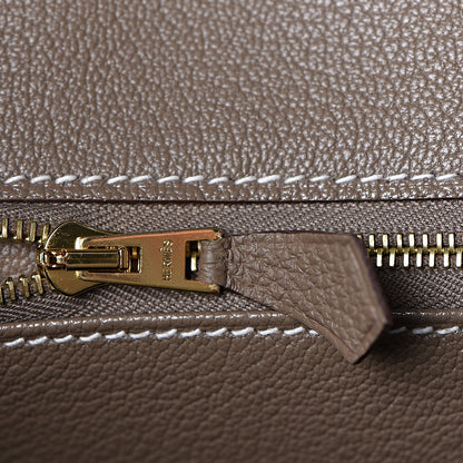 Hermes Togo Birkin 25 Etoupe 26 of 33