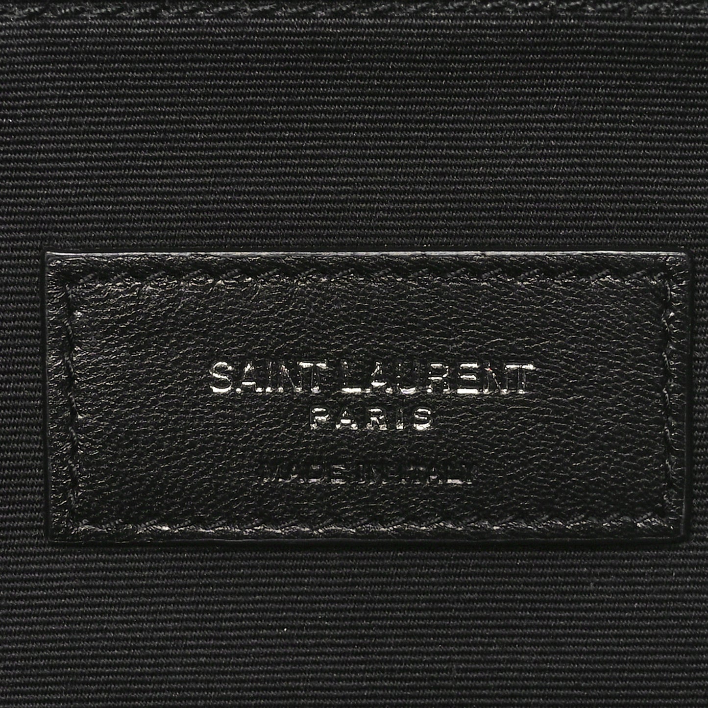 Lambskin Monogram Belt Bag Black