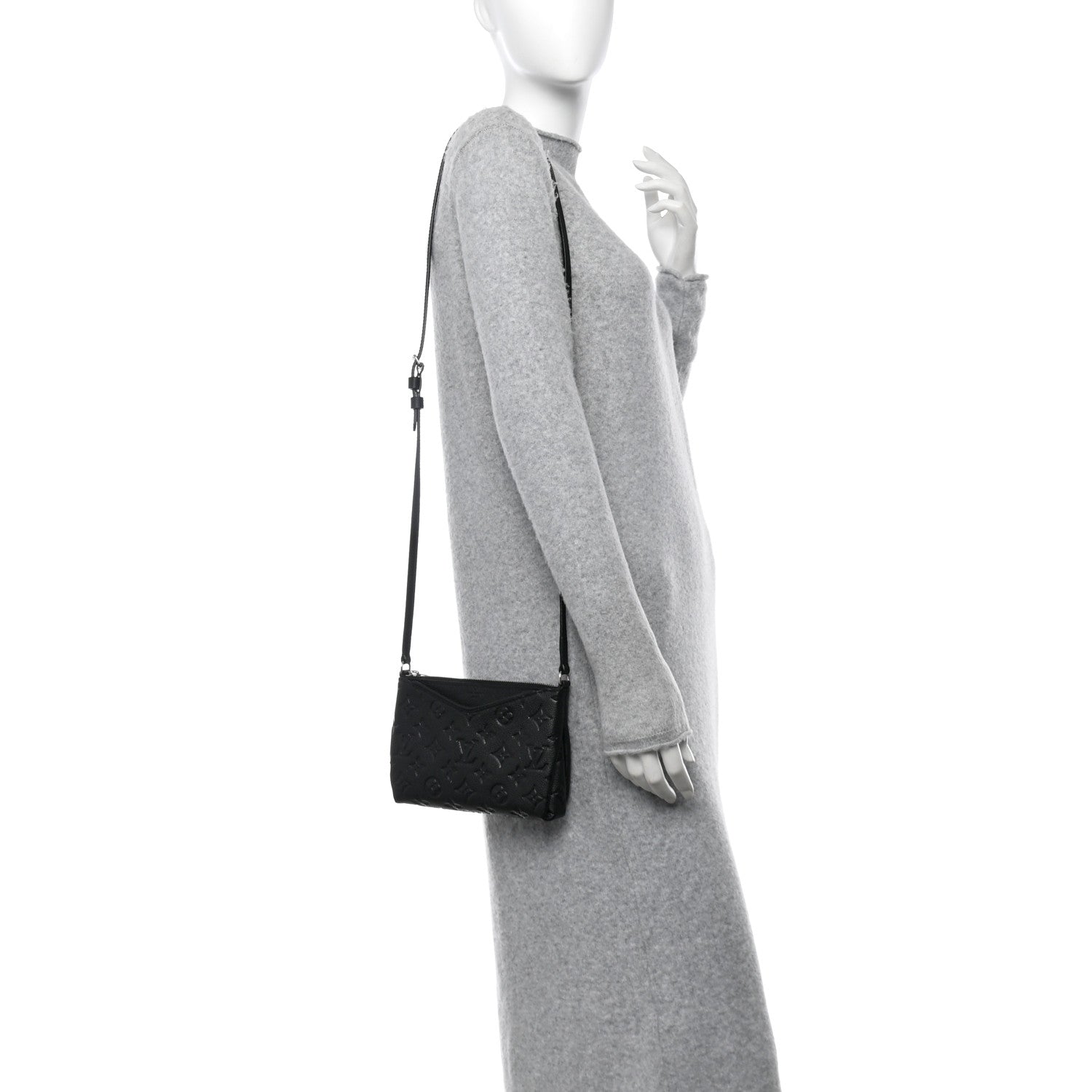 Louis Vuitton Empreinte Pallas Crossbody Black 2 of 10