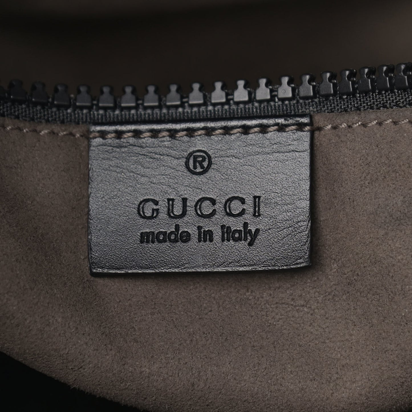 GG Supreme Monogram Flat Messenger Bag Black