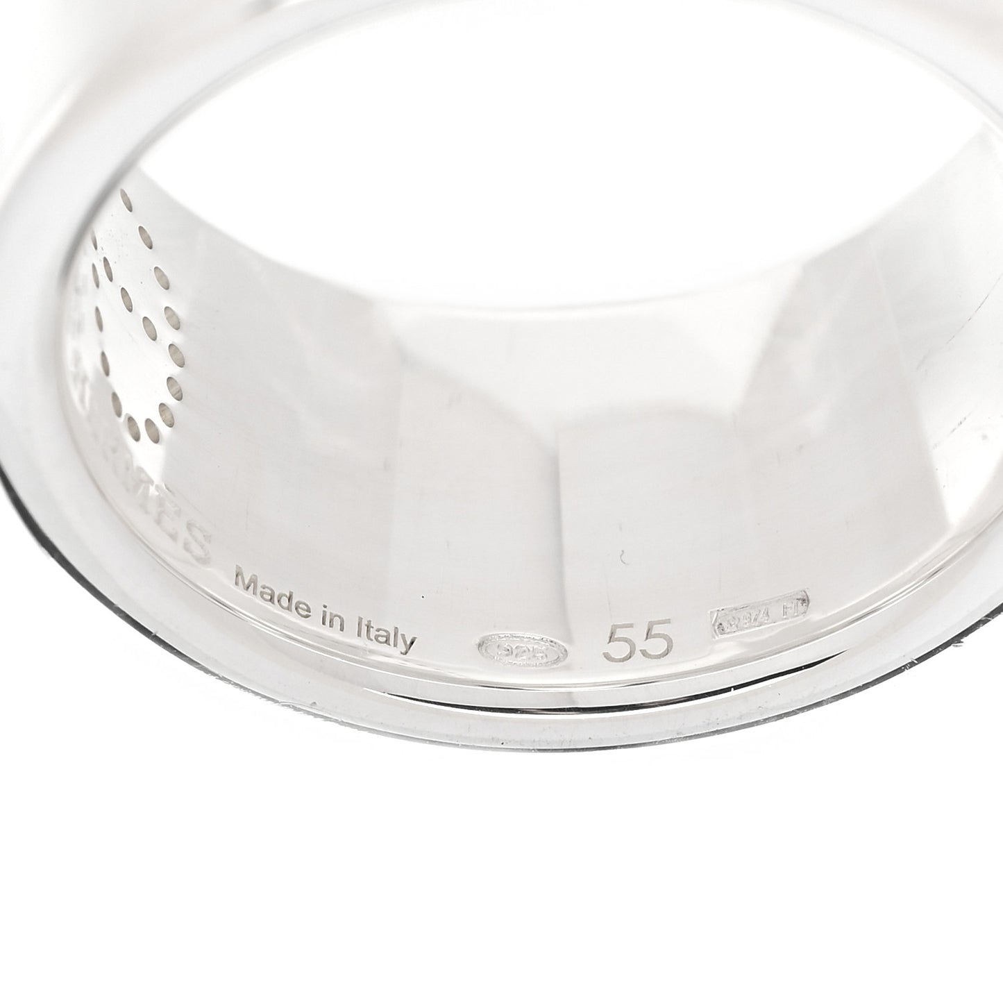 Sterling Silver GM Eclipse Ruban Ring 55 7.25