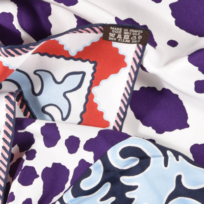 Hermes Silk Carre Appaloosa Des Steppes Scarf 90 3 of 3