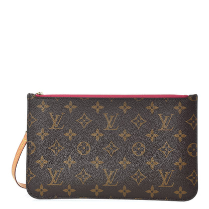 Louis Vuitton Monogram Neverfull MM GM Pochette Pivoine 1 of 10