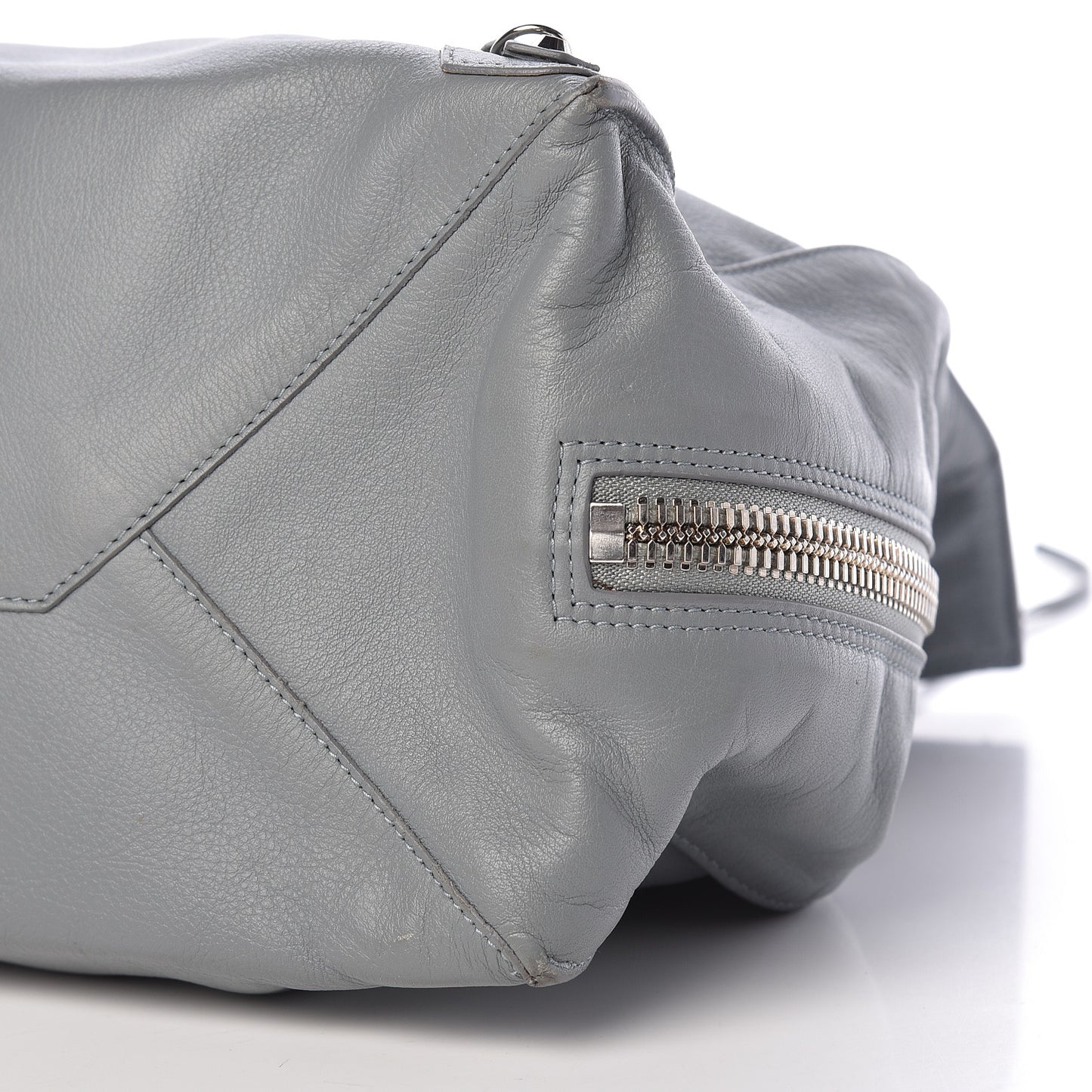 Veau Papier A4 Zip Around Tote Grey