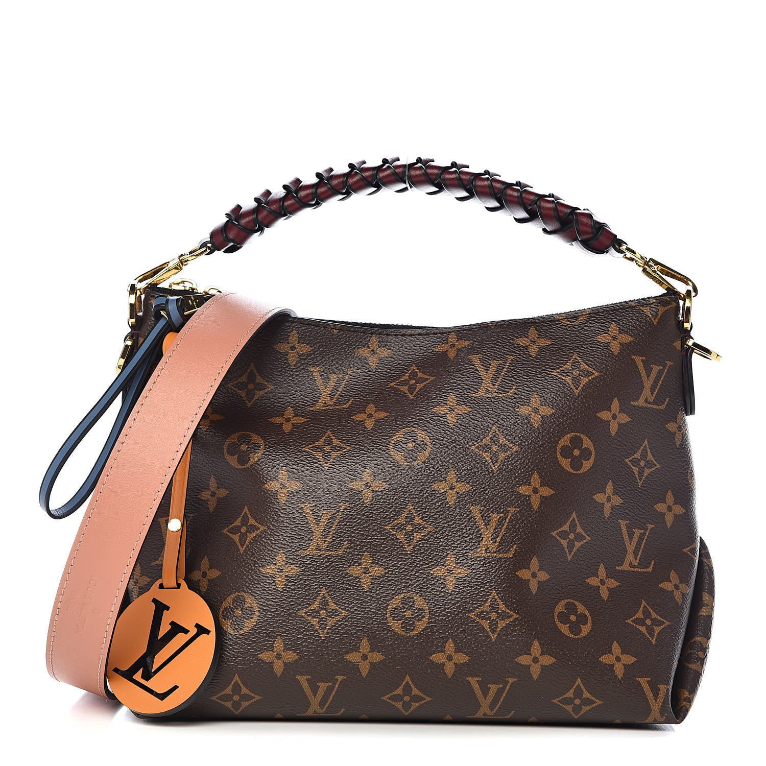 Louis Vuitton Monogram Beaubourg Hobo Mini Bordeaux Red Peach Safran Blue Jean Blue 1 of 11