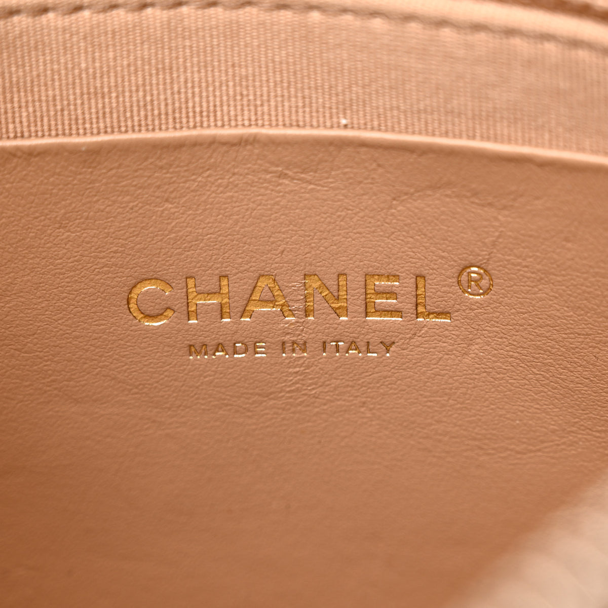 Chanel Shiny Crumpled Lambskin Quilted Large Trendy Chain Around Hobo Dark Beige 6 of 17