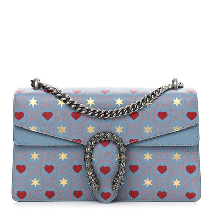 Gucci Calfskin Valentine's Day Exclusive Small Dionysus Bag Blue 1 of 11