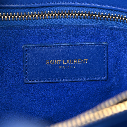 Saint Laurent Calfskin Small Sac De Jour Blue Majorelle 7 of 15