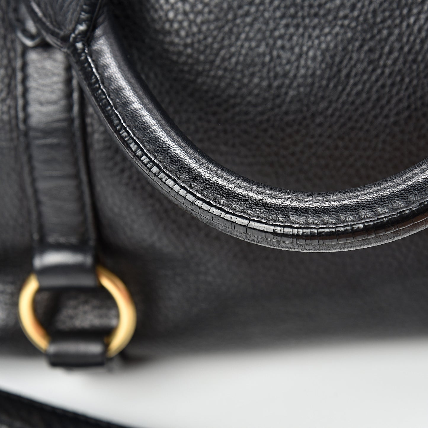 Vitello Medium Bow Bag Black