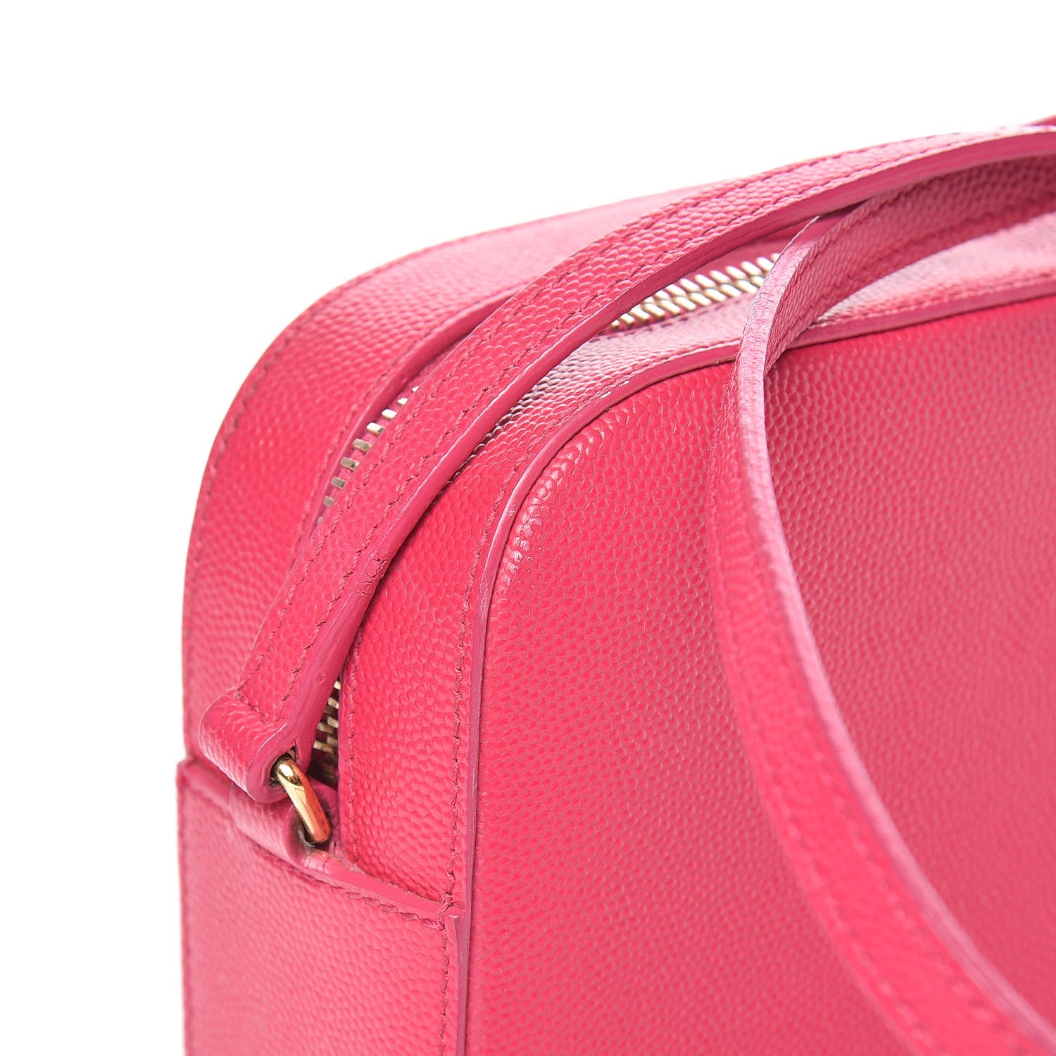 Saint Laurent Grain De Poudre Small Classic Monogram Camera Bag Bubblegum 10 of 12
