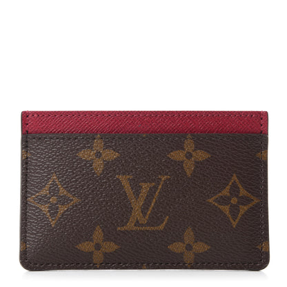 Louis Vuitton Monogram Card Holder Fuchsia 1 of 6