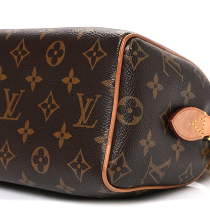 Louis Vuitton Monogram Speedy Bandouliere 20 Black 9 of 9