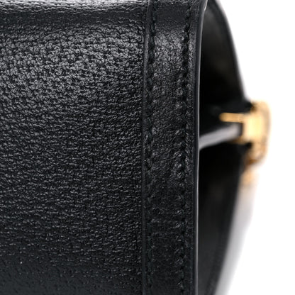 Gucci Textured Calfskin Web Medium Ophidia Chain Shoulder Bag Black 14 of 15