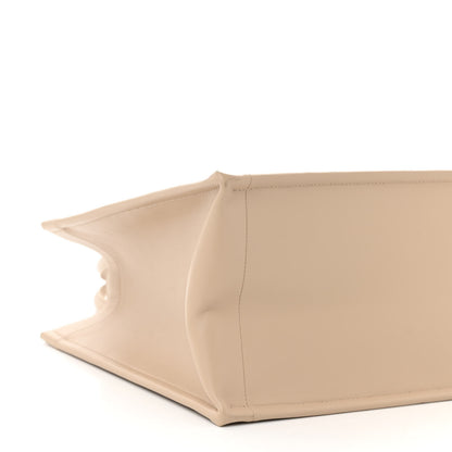 Christian Dior Calfskin Macro Cannage Medium Book Tote Taupe 9 of 10