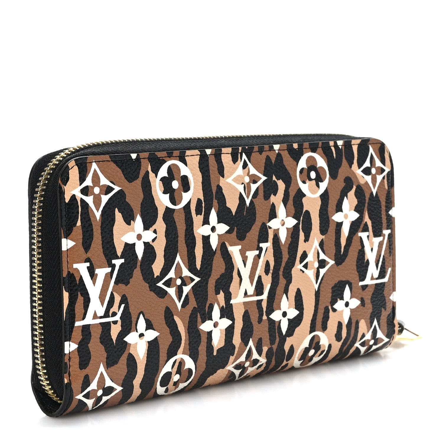 Louis Vuitton Monogram Giant Jungle Zippy Wallet Black 3 of 8