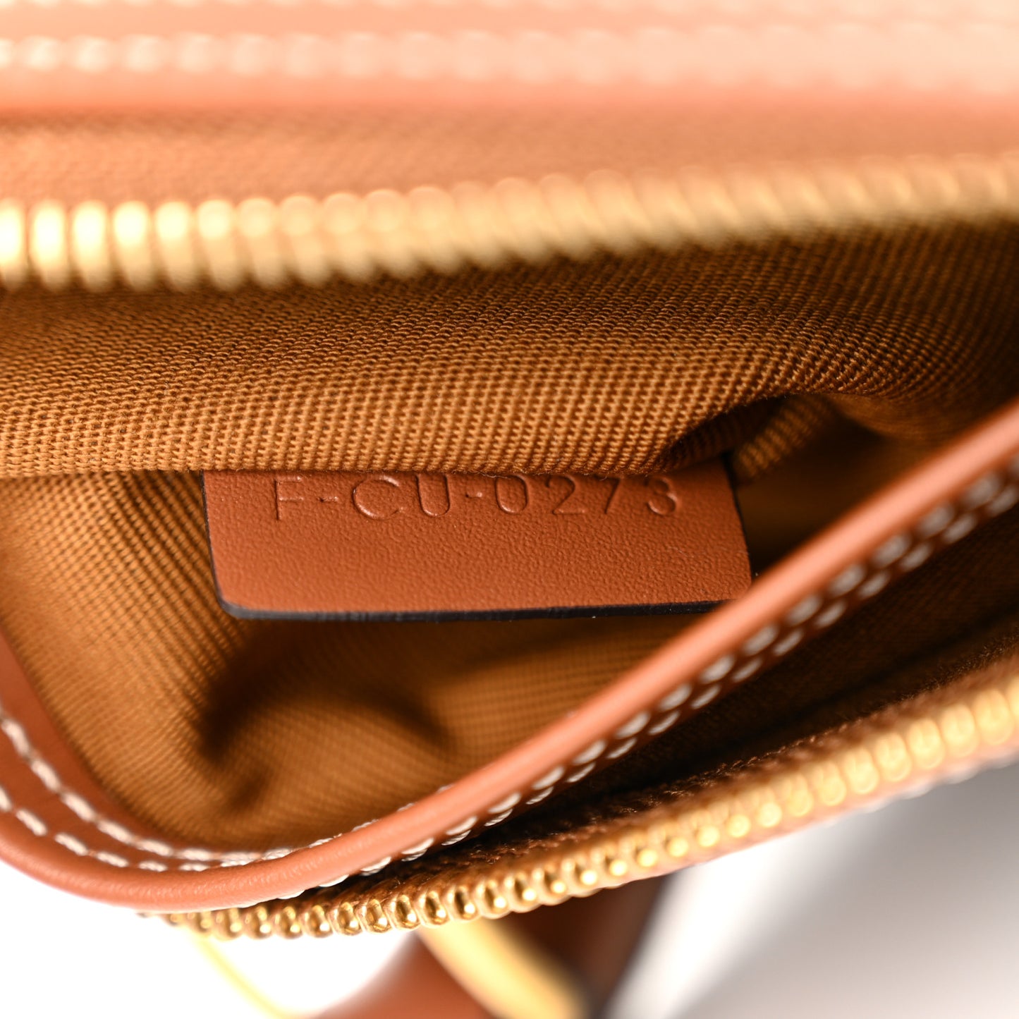 Triomphe Canvas Calfskin Small Boston Bag Tan