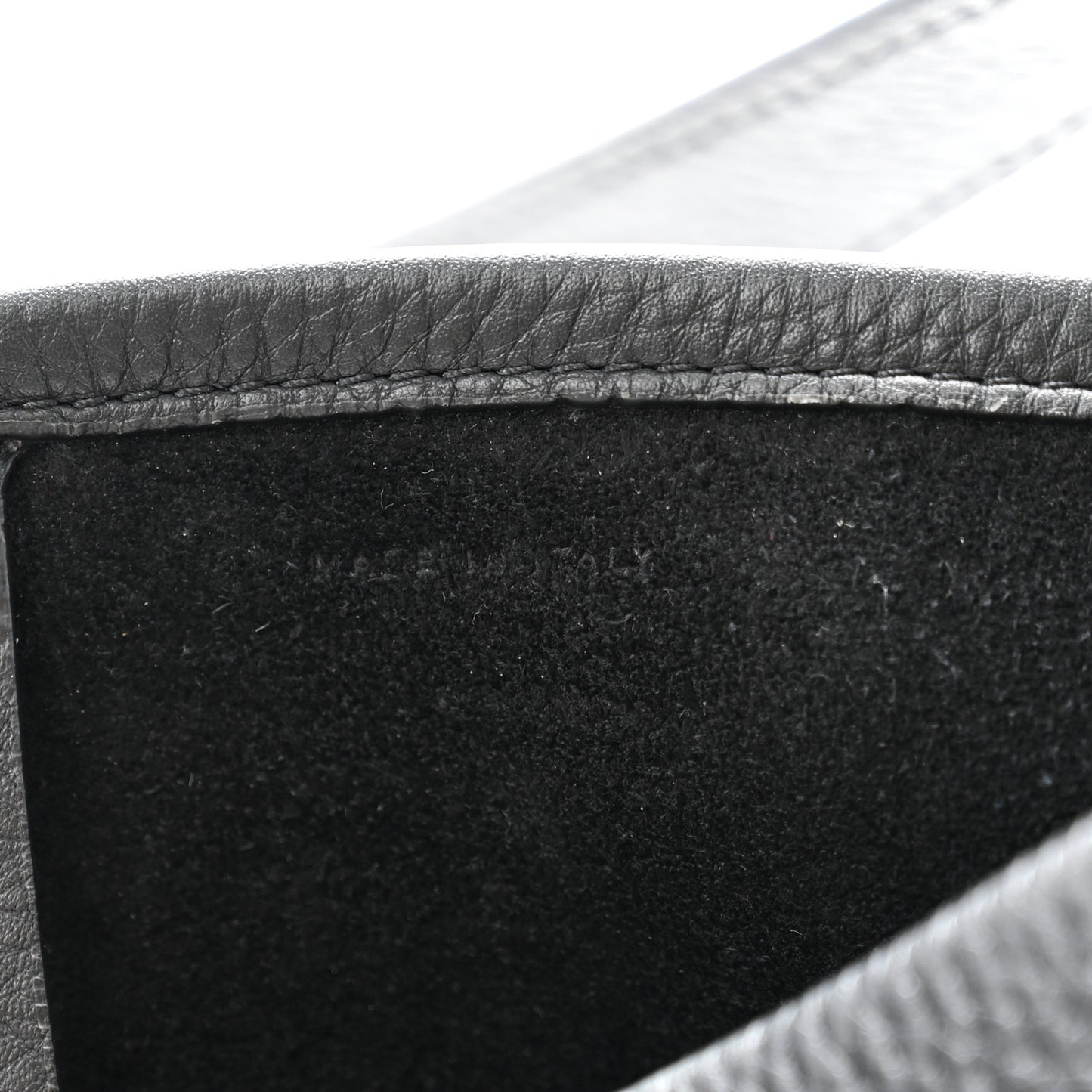 Grained Calfskin Medium N/S Park Tote Black